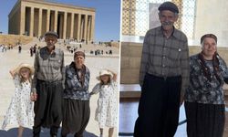 34 yıllık çocuk hasreti tüp bebek tedavisiyle biten aile Anıtkabir’i ziyaret etti