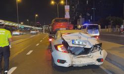 Bahçelievler'de 3 aracın karıştığı zincirleme kaza: 3 yaralı