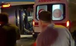 Büyükçekmece'de servis otobüsü devrildi: 18 yaralı