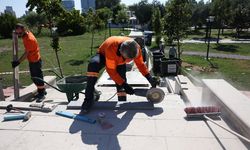 Çankaya Belediyesi’nden parklarda kapsamlı bakım ve onarım çalışması