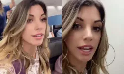 Yolculara dini konuşma yapan kadın uçaktan indirildi