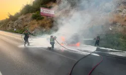 Seyir halindeyken yanmaya başlayan elektrikli otomobil, 12 saatte söndürüldü!