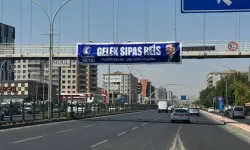 Diyarbakır'da Erdoğan için Kürtçe pankart