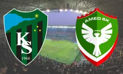 Kocaelispor - Amedspor karşılaşmasında ilk 11'ler belli oldu!