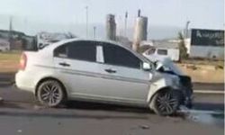 Otomobil cipe çarptı; 5 yaralı