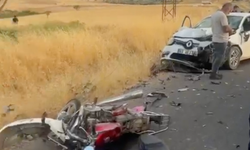 Otomobille çarpışan motosikletteki 2 kişi öldü