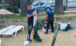 Yer tutmak için eşyalarını şezlonga zincirlemişlerdi: Belediye kaldırıp, ceza kesti!