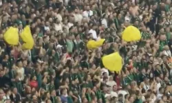 Kocaelispor - Amedspor maçında 'sarı torba' sallayan 5 kişiye ev hapsi