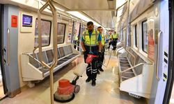 Metro ve ANKARAY’da hijyen mesaisi: 57 istasyon gece boyunca temizleniyor