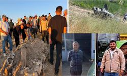 Tarlaya devrilen otomobilde hayatını kaybeden baba-oğul toprağa verildi