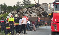 Özel halk otobüsü şarampole devrildi: 21 yaralı
