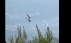 Yunanistan'da iki helikopter havada çarpıştı!