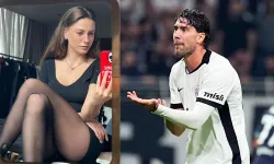 Vlahovic Serenay Sarıkaya'ya kalp attı