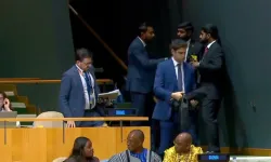 Cumhurbaşkanı Erdoğan, BM Zirvesi'nde konuşurken İsrail heyeti salondan ayrıldı