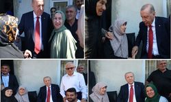 Cumhurbaşkanı Erdoğan, Rize'de komşularını ziyaret etti