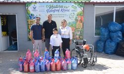 10 yaşındaki Yaman, 50 bin plastik kapakla engelli arkadaşına umut oldu