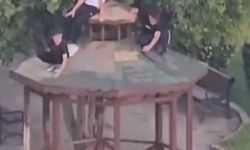 İstanbul'da parkta tepki çeken görüntüler: Bir grup çocuk çardaklara zarar verdi!