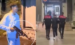 14 yaşındaki çocuk, husumetlisine  gözdağı için kalaşnikofla havaya ateş açtı!