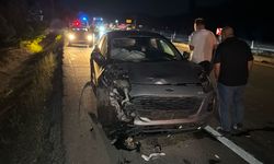 Otomobil ile çarpışan motosikletin sürücüsü hayatını kaybetti