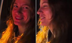 Serenay Sarıkaya söyledi, Mert Demir kaydetti: Çiftten romantik anlar