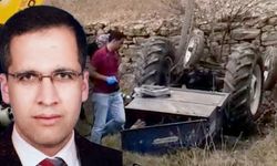 Devrilen traktörün altında kalan öğretmen hayatını kaybetti