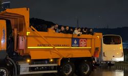Sarıyer’de mahsur kalan 200 kişi kamyon ve kepçelerle kurtarıldı!