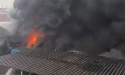 Bayrampaşa'da sanayi sitesinde yangın