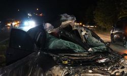 Büyükbaş hayvana çarpan otomobilin sürücüsü hayatını kaybetti