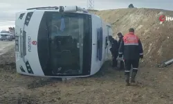 Cezaevi nakil aracı devrildi: 7 yaralı