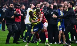Galatasaray-Fenerbahçe derbisi biter bitmez kavga çıktı