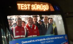 Özgür Özel metro hattının test sürüşüne katıldı: 'Ekrem başkanımız söz vermişti'