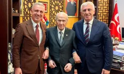 Cumhurbaşkanı Başdanışmanı Oktay Saral, Devlet Bahçeli’yi ziyaret etti
