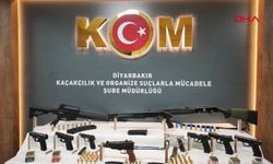 Diyarbakır’da yasa dışı silah ve mühimmat ticaretine 13 gözaltı