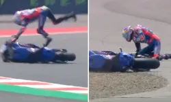 Toprak Razgatlıoğlu MotoGP’de kaza geçirdi: Çıkan omzunu kendi yerine taktı