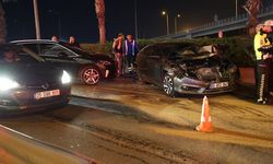 7 otomobil, 1 motosikletin karıştığı zincirleme kaza: Yaralananlar var!