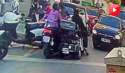 Kadıköy'de tokat attığı kadın bayıldı; çevredekilere bıçak çekti