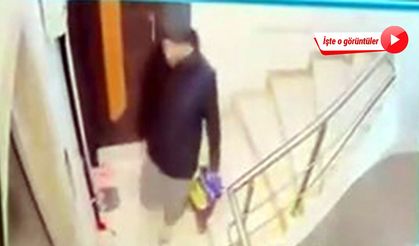 Avcılar'da apartmanda beğendiği ayakkabıları poşetlere koyup kaçtı