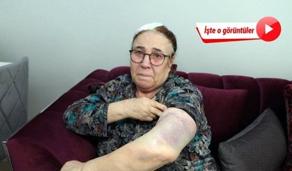 1 yıldır tehdit ettiği çifti sokak ortasında sopayla dövdü!