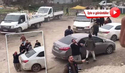 Hükümlüyü yakalamaya giden polise direndiler