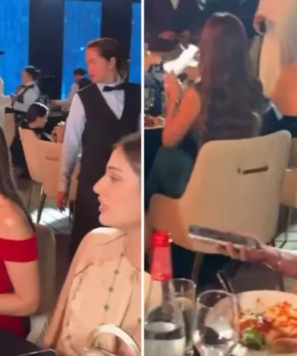 Fahriye Evcen, Burak Özçivit'i gösterip: ‘Bu benim kocam’ diye övündü