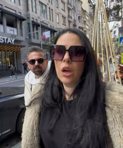 Ferdi Tayfur'un kızı sokak ortasında kocasıyla tartıştı: Aldatmaları ortaya çıksın istemiyor!