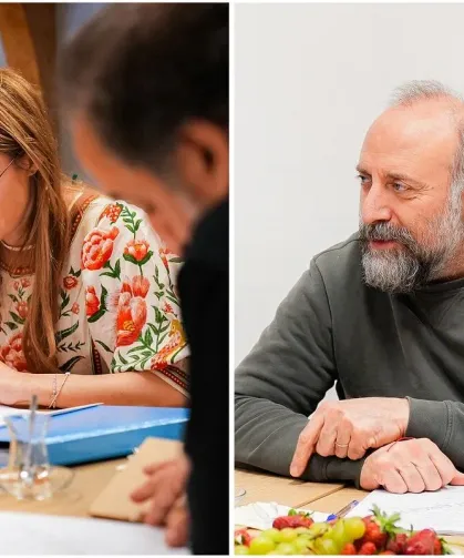 Halit Ergenç ve Meryem Uzerli İmrozda Bahar'da buluştu