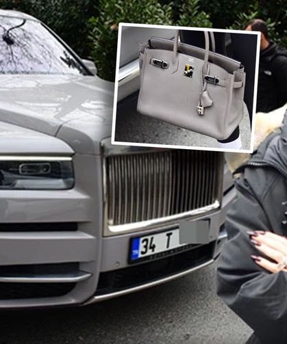 Aslıhan Doğan Turan'ın otomobili ve çantası dudak uçuklattı!