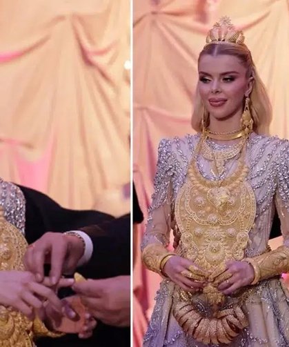 Çağla Öz ile 'Kara Haydar' nişanlandı: Takıları taşımak için iki kişi tuttular!