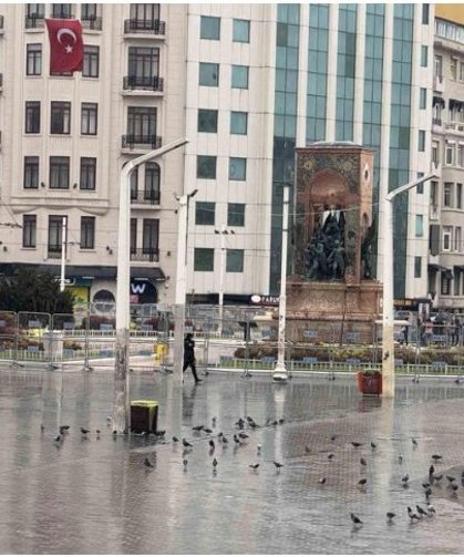 1 Mayıs’ta Taksim ve İstiklal Caddesi: Sessizlik, polis bariyerleri ve kapalı kepenkler