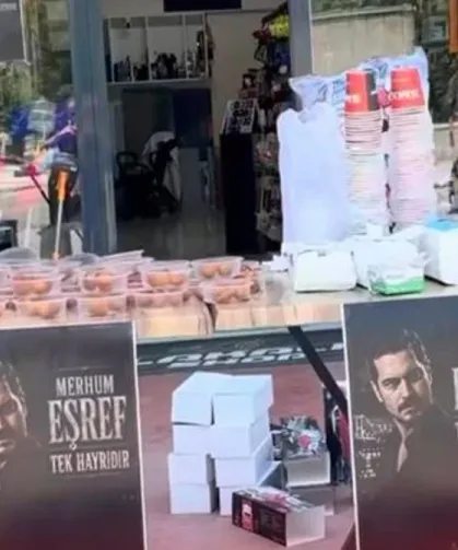 'Eşref Tek' karakterinin ölümü sonrası Ankara'da helva dağıtıldı!