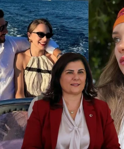 Özlem Çerçioğlu'nun oğluyla aşk yaşayan Miray Daner'den romantik pozlar