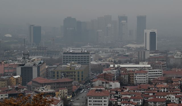 Ankara'da hava kirliliği gün içinde 'orta seviyede' ölçüldü