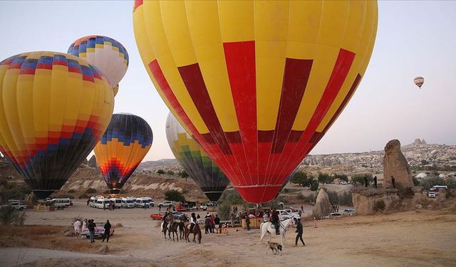 Kapadokya'da balon turları hafta sonuna kadar ertelendi