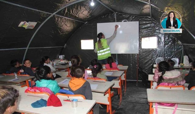 Konteyner okullarda eğitim gören öğrenciler salgın hastalıklarla karşı karşıya